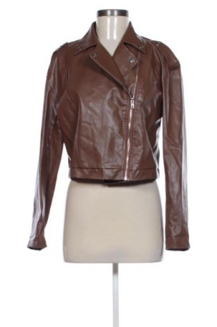 Dámská kožená bunda  Unbranded, Velikost M, Barva Hnědá, Cena  459,00 Kč
