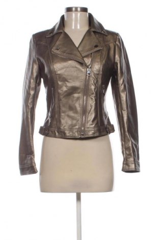 Γυναικείο δερμάτινο μπουφάν Unbranded, Μέγεθος M, Χρώμα Χρυσαφί, Τιμή 23,99 €