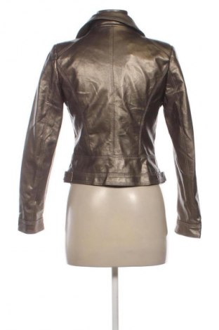 Γυναικείο δερμάτινο μπουφάν Unbranded, Μέγεθος M, Χρώμα Χρυσαφί, Τιμή 23,99 €
