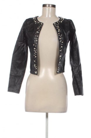 Γυναικείο δερμάτινο μπουφάν Unbranded, Μέγεθος S, Χρώμα Μαύρο, Τιμή 19,99 €