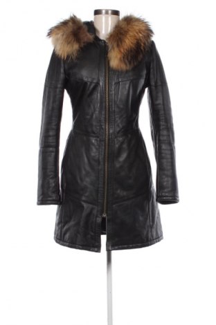 Geacă de piele pentru femei Unbranded, Mărime S, Culoare Negru, Preț 307,99 Lei