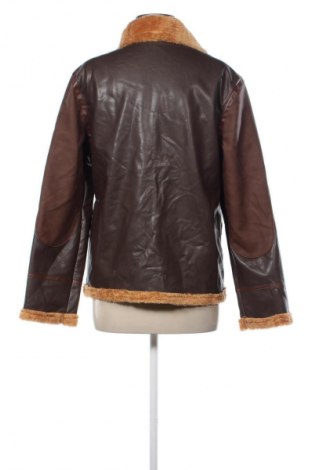 Дамско кожено яке Unbranded, Размер L, Цвят Кафяв, Цена 30,16 €