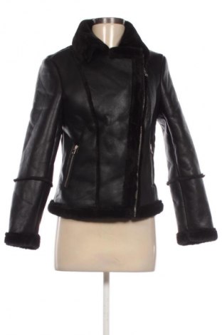 Дамско кожено яке Unbranded, Размер M, Цвят Черен, Цена 22,49 €
