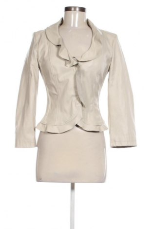 Dámska kožená bunda  United Colors Of Benetton, Veľkosť S, Farba Béžová, Cena  20,95 €