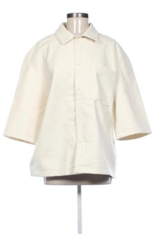 Damen Lederjacke Zara, Größe L, Farbe Ecru, Preis € 27,99