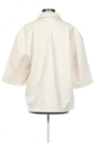 Damen Lederjacke Zara, Größe L, Farbe Ecru, Preis € 27,99