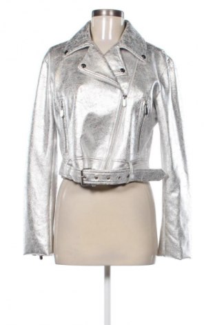 Γυναικείο δερμάτινο μπουφάν Zara, Μέγεθος L, Χρώμα Πολύχρωμο, Τιμή 21,00 €