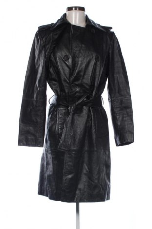 Дамско кожено яке Zara, Размер L, Цвят Черен, Цена 45,46 €