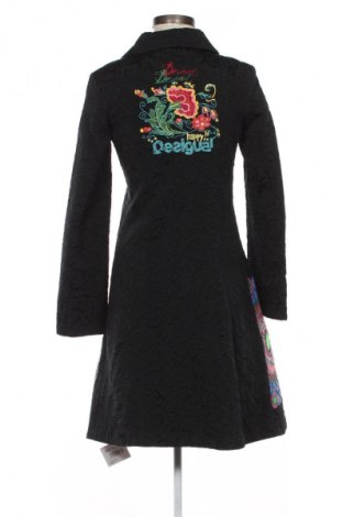 Damski płaszcz Desigual, Rozmiar M, Kolor Czarny, Cena 479,58 zł