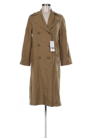 Dámský kabát  Zara, Velikost XS, Barva Hnědá, Cena  1 800,00 Kč
