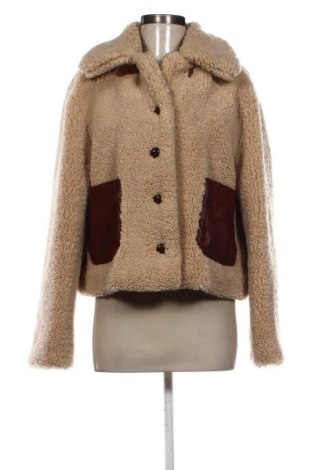 Дамско палто Zara, Размер L, Цвят Бежов, Цена 35,00 €