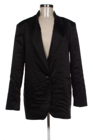 Γυναικείο σακάκι Pull&Bear, Μέγεθος L, Χρώμα Μαύρο, Τιμή 13,99 €