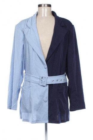Γυναικείο σακάκι SHEIN, Μέγεθος 3XL, Χρώμα Μπλέ, Τιμή 16,99 €