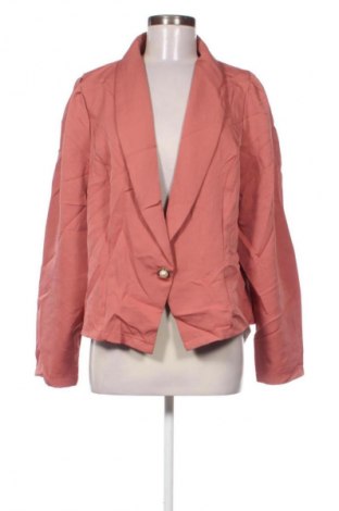 Γυναικείο σακάκι SHEIN, Μέγεθος 3XL, Χρώμα Κόκκινο, Τιμή 16,99 €