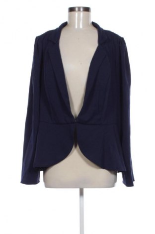 Γυναικείο σακάκι SHEIN, Μέγεθος 4XL, Χρώμα Μπλέ, Τιμή 16,99 €