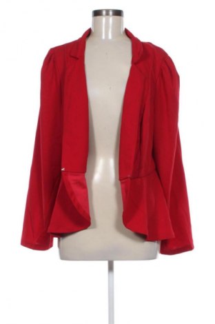 Damski żakiet SHEIN, Rozmiar 4XL, Kolor Czerwony, Cena 65,99 zł