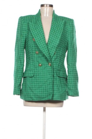 Γυναικείο σακάκι Zara, Μέγεθος L, Χρώμα Πράσινο, Τιμή 18,99 €