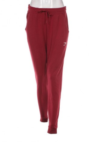 Pantaloni trening de femei Gymshark, Mărime L, Culoare Roșu, Preț 71,99 Lei