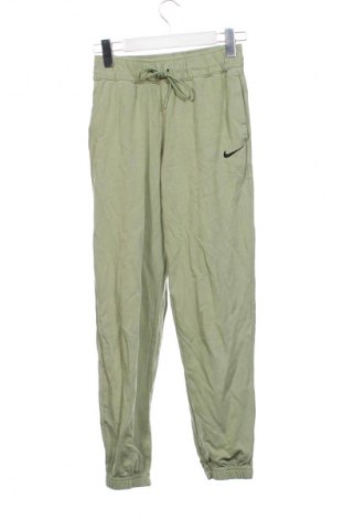 Дамско спортно долнище Nike, Размер XS, Цвят Зелен, Цена 48,06 €
