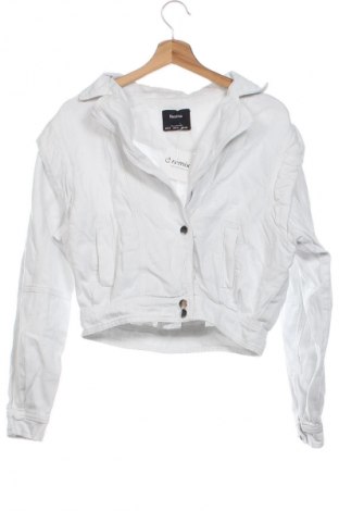 Γυναικείο μπουφάν Bershka, Μέγεθος M, Χρώμα Λευκό, Τιμή 14,99 €
