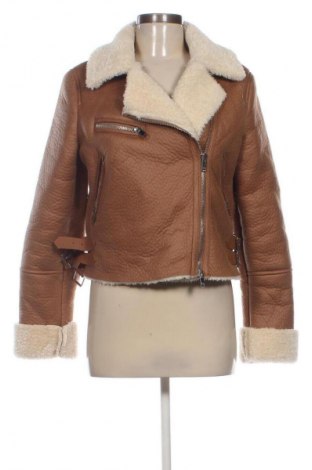 Dámska bunda  Bershka, Veľkosť L, Farba Hnedá, Cena  35,95 €, #135709243