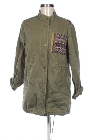 Дамско яке Stradivarius, Размер M, Цвят Зелен, Цена 34,90 €