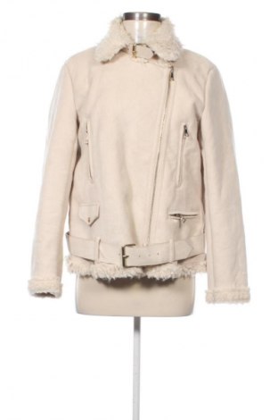 Γυναικείο μπουφάν Zara, Μέγεθος L, Χρώμα Εκρού, Τιμή 28,99 €