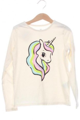 Детска блуза H&M, Размер 6-7y/ 122-128 см, Цвят Екрю, Цена 6,00 €