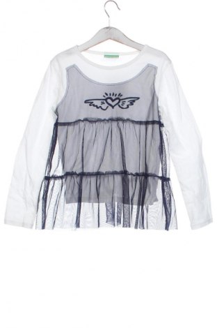 Детска блуза United Colors Of Benetton, Размер 4-5y/ 110-116 см, Цвят Бял, Цена 11,70 €