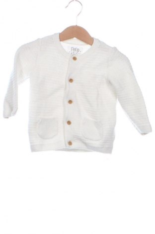 Παιδική ζακέτα F&F, Μέγεθος 6-9m/ 68-74 εκ., Χρώμα Λευκό, Τιμή 9,00 €