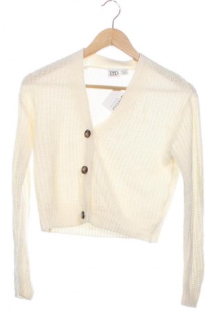 Dziecięcy kardigan L&d, Rozmiar 8-9y/ 134-140 cm, Kolor ecru, Cena 23,99 zł