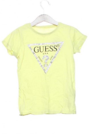 Παιδικό μπλουζάκι Guess, Μέγεθος 6-7y/ 122-128 εκ., Χρώμα Πράσινο, Τιμή 10,00 €