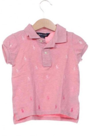 Dziecięcy T-shirt Ralph Lauren, Rozmiar 3-4y/ 104-110 cm, Kolor Różowy, Cena 75,02 zł