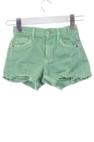 Παιδικό κοντό παντελόνι Zara, Μέγεθος 4-5y/ 110-116 εκ., Χρώμα Πράσινο, Τιμή 5,00 €