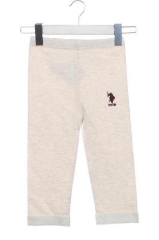 Παιδικό παντελόνι U.S. Polo Assn., Μέγεθος 3-4y/ 104-110 εκ., Χρώμα Εκρού, Τιμή 20,91 €