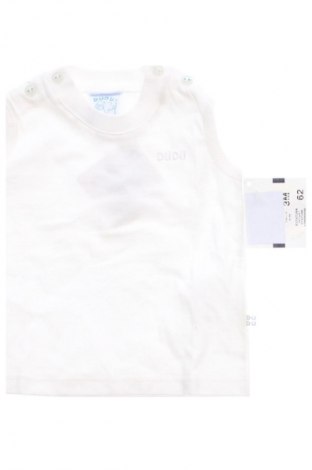 Μπλουζάκι αμάνικο παιδικό Dudu, Μέγεθος 2-3m/ 56-62 εκ., Χρώμα Εκρού, Τιμή 8,00 €