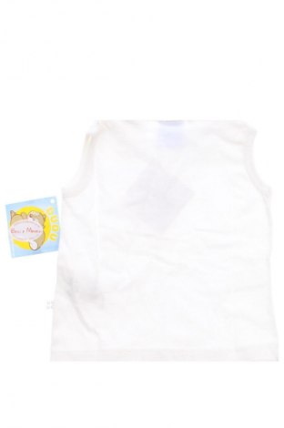 Μπλουζάκι αμάνικο παιδικό Dudu, Μέγεθος 2-3m/ 56-62 εκ., Χρώμα Εκρού, Τιμή 8,00 €