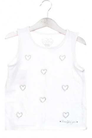 Μπλουζάκι αμάνικο παιδικό Losan, Μέγεθος 7-8y/ 128-134 εκ., Χρώμα Λευκό, Τιμή 5,00 €