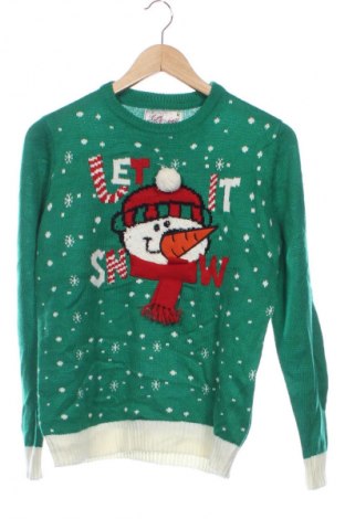 Kinderpullover Piazza Italia, Größe 13-14y/ 164-168 cm, Farbe Grün, Preis € 7,99