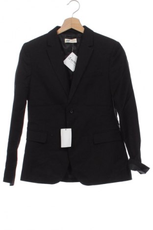 Kindersakko H&M, Größe 12-13y/ 158-164 cm, Farbe Schwarz, Preis € 14,99