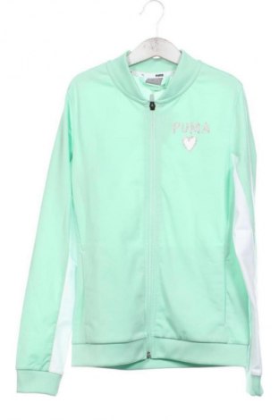 Παιδικό αθλητικό πάνω φόρμα PUMA, Μέγεθος 10-11y/ 146-152 εκ., Χρώμα Πράσινο, Τιμή 17,00 €