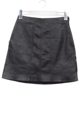 Δερμάτινη φούστα H&M, Μέγεθος XS, Χρώμα Μαύρο, Τιμή 11,99 €