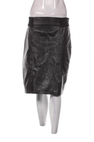 Bőrszoknya Mango, Méret L, Szín Fekete, Ár 41 969 Ft