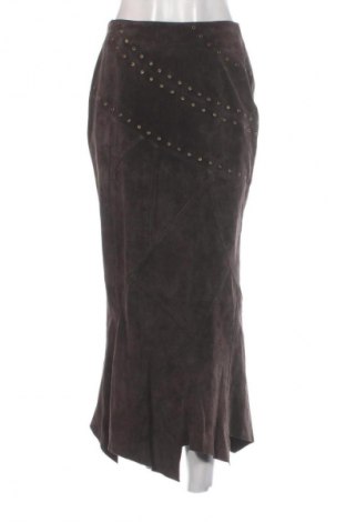 Fustă de piele Unbranded, Mărime S, Culoare Maro, Preț 156,40 Lei