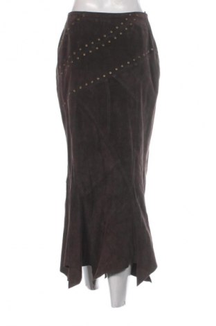 Fustă de piele Unbranded, Mărime S, Culoare Maro, Preț 156,40 Lei