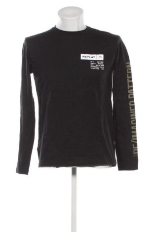 Férfi blúz Replay, Méret M, Szín Fekete, Ár 27 129 Ft