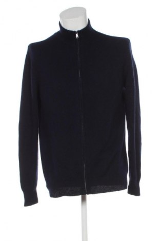 Herren Strickjacke Authentic Cashmere, Größe L, Farbe Blau, Preis € 52,75