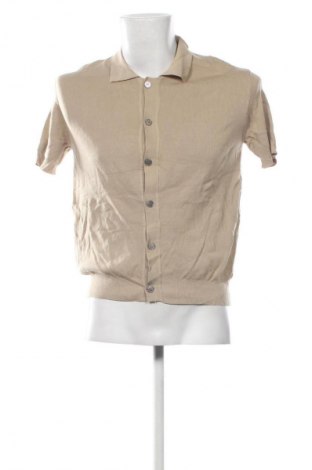 Jachetă tricotată de bărbați DAZY, Mărime M, Culoare Bej, Preț 123,99 Lei