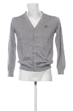 Jachetă tricotată de bărbați Fred Perry, Mărime S, Culoare Gri, Preț 113,99 Lei