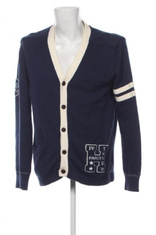Męski kardigan Hilfiger Denim, Rozmiar M, Kolor Niebieski, Cena 284,00 zł
